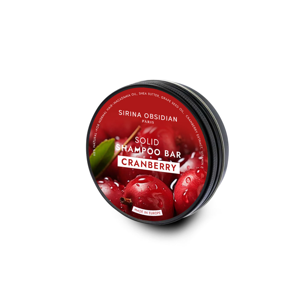 Твърд шампоан с Червена Боровинка