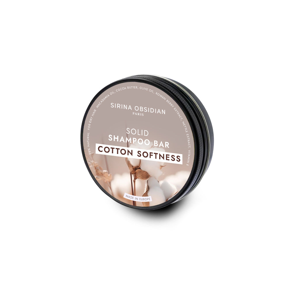 Твърд шампоан с извлек от Памук