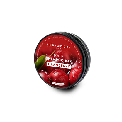 Твърд шампоан с Червена Боровинка