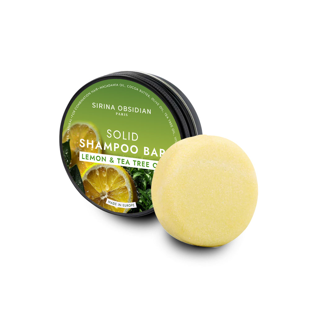 Твърд шампоан с Лимон и Чаено Дърво