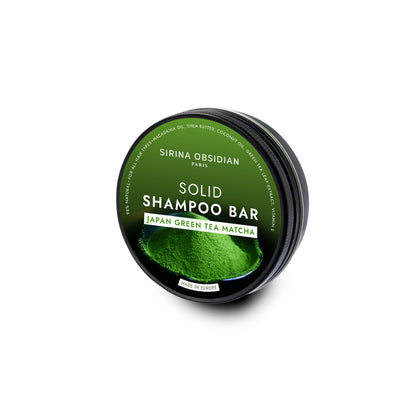 Твърд шампоан с Матча