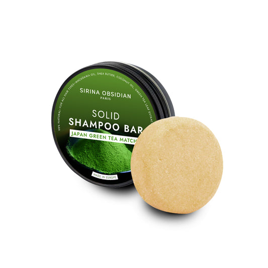 Твърд шампоан с Матча